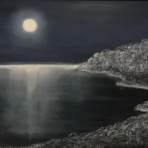 Månljus över havet